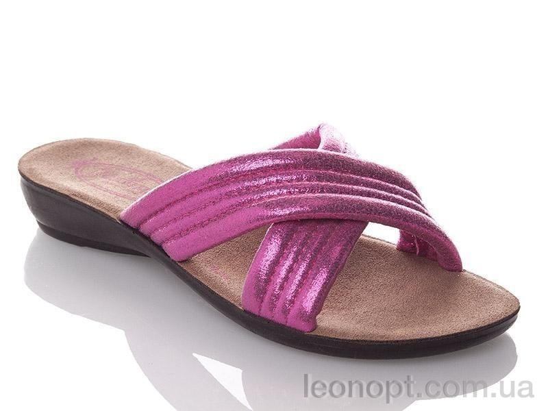 Шлепки DeMur W7153-fuchsia
