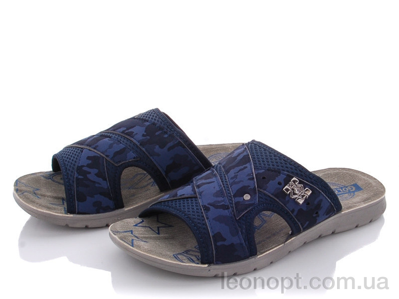 Шлепки DeMur M6131-1 blue