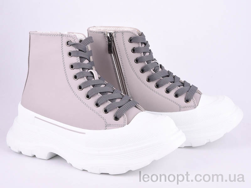 Черевики Violeta 166-31 grey-white