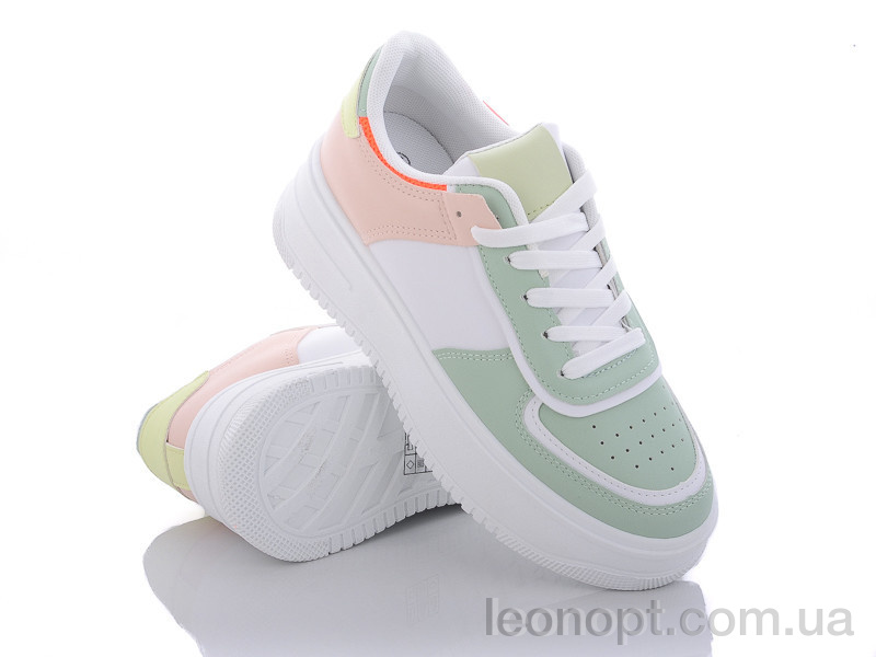 Кроссовки Violeta 20-857-9 green-pink