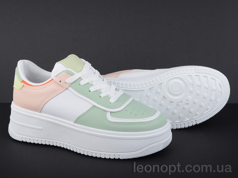 Кроссовки Violeta 20-857-9 green-pink