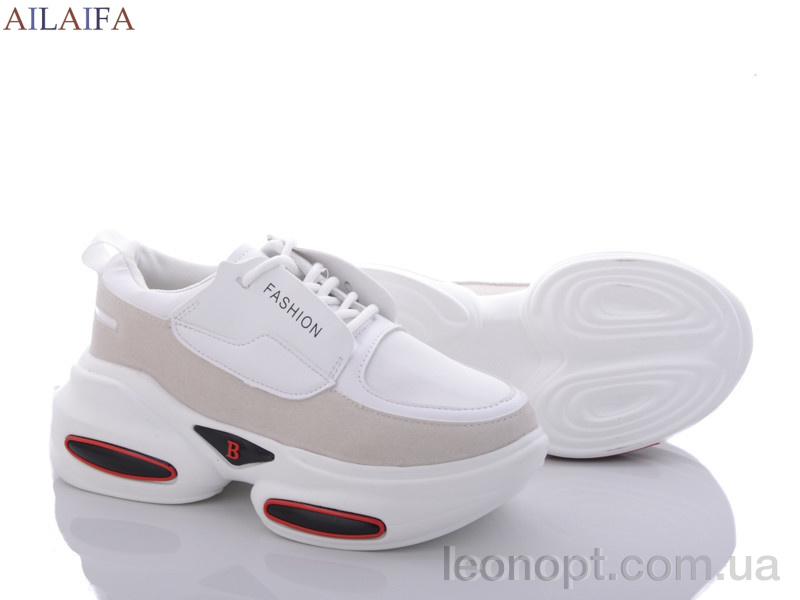 Кроссовки Ailaifa N17 white пена