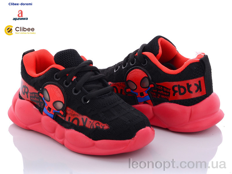 Кроссовки Clibee-Doremi GF908-1 black-red