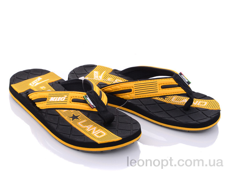 Шльопанці Zelart EC4211 black-yellow
