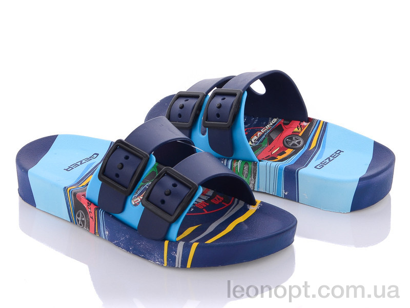 Шлепки Violeta 12329 blue-l.blue