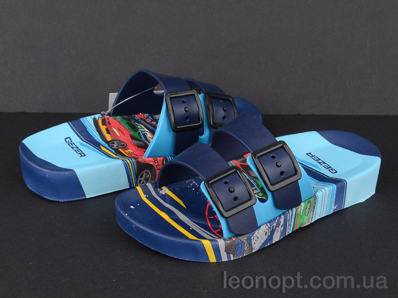 Шлепки Violeta 12329 blue-l.blue