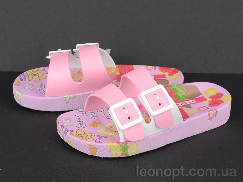 Шлепки Violeta 12331 pink-pink