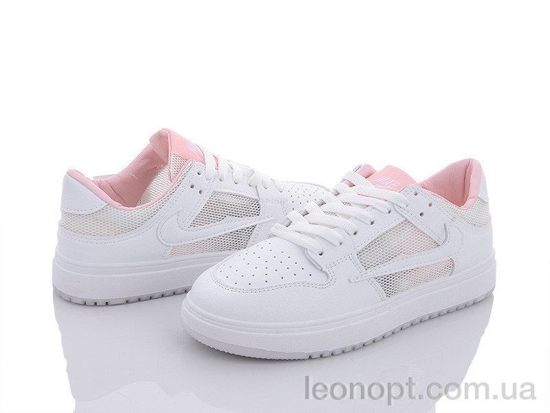 Кроссовки Violeta 194-1 white-pink