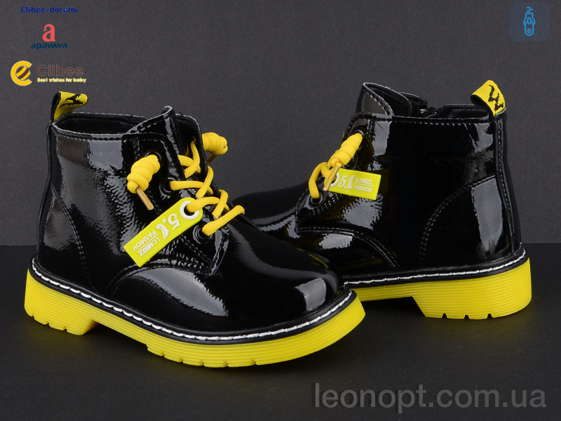 Ботинки Clibee-Doremi GP708A black-yellow