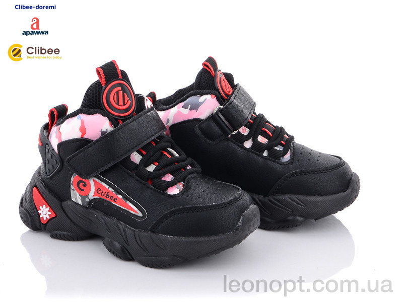 Кроссовки Clibee-Doremi E79 black-red