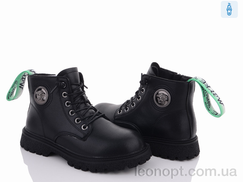 Ботинки Violeta Y108-7607 black-green