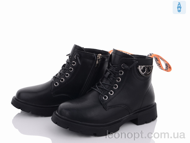 Ботинки Violeta Y106-7603 black-orange