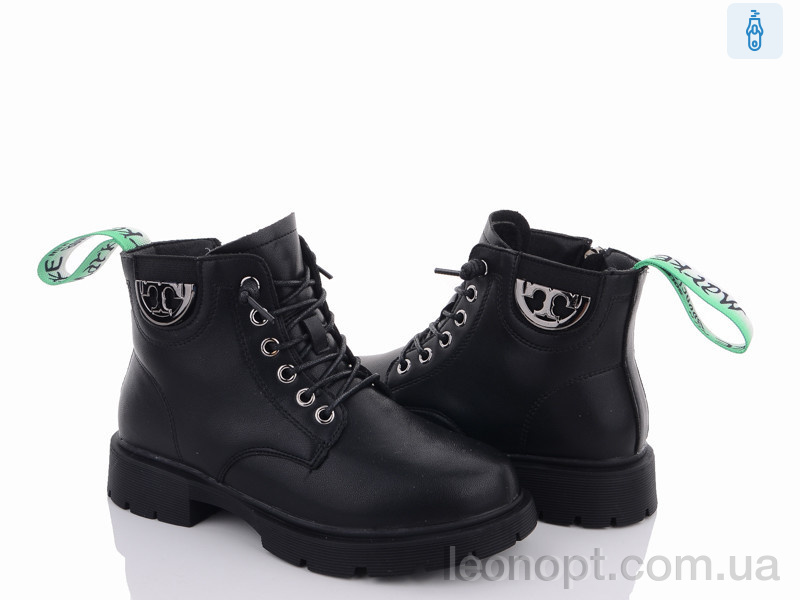 Ботинки Violeta Y106-7603 black-green