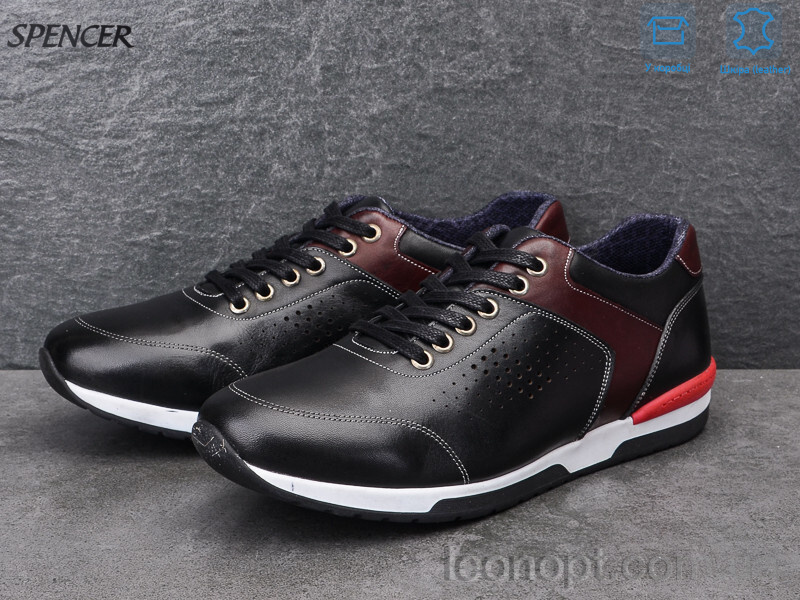 Кросівки Spencer 71 black кожа