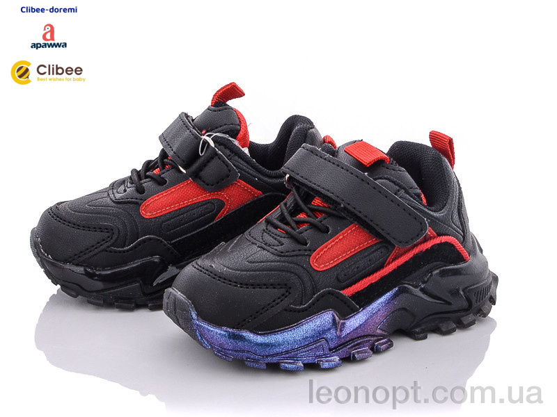 Кроссовки Clibee-Doremi C78-1 black-red