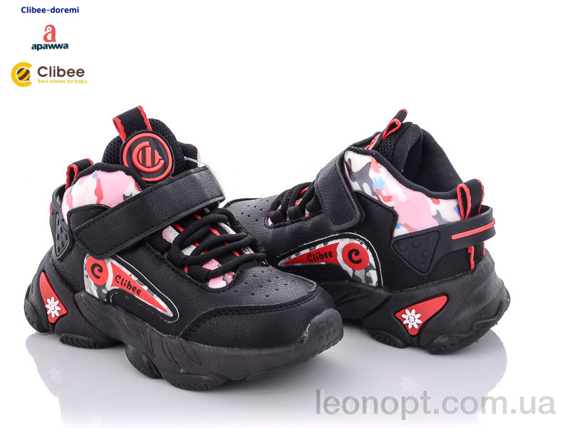 Кроссовки Clibee-Doremi C79-1 black-red