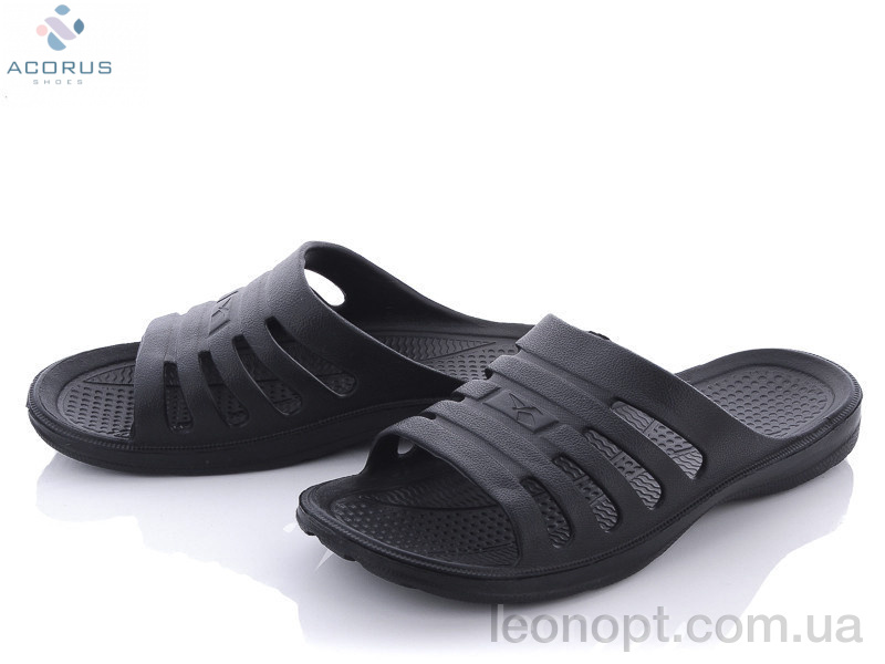 Шлепки Acorus Краб М black
