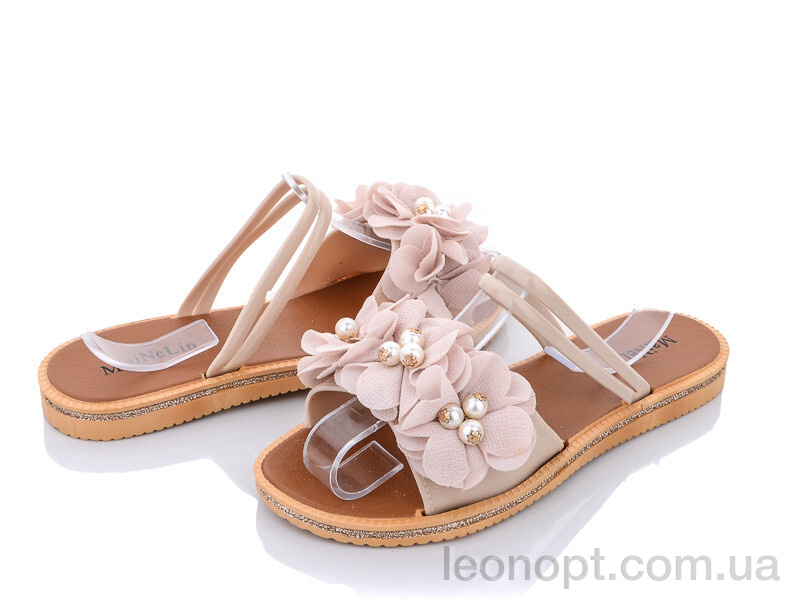 Шльопанці Obuvok 139 apricot