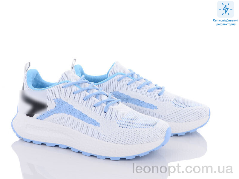 Кроссовки Violeta 143-28 white-blue