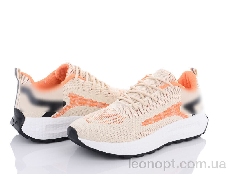 Кроссовки Violeta 143-28 beige-orange