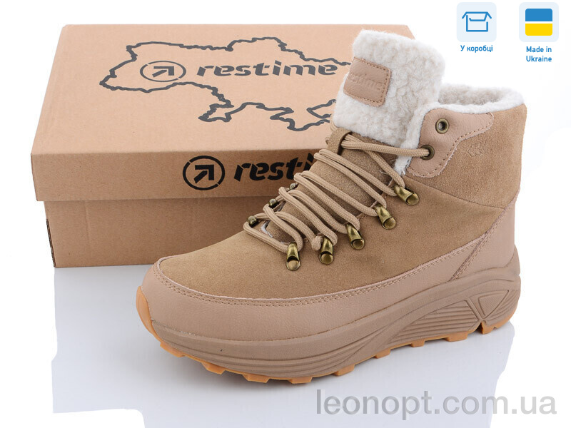 Черевики Restime TWZ23265 beige