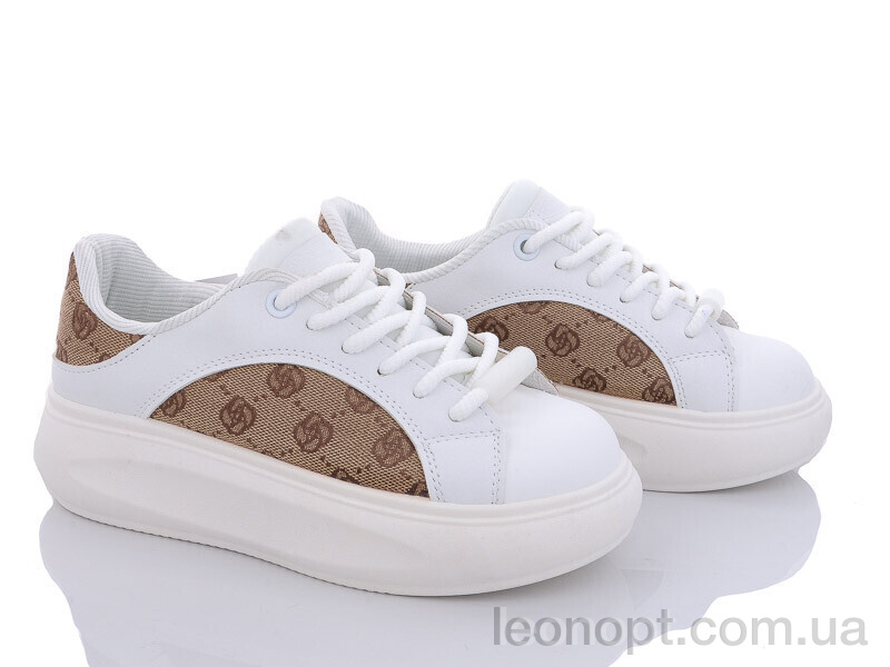 Кросівки Violeta 186-23 white-khaki