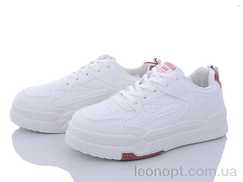 Кросівки Violeta 45-96 white-red