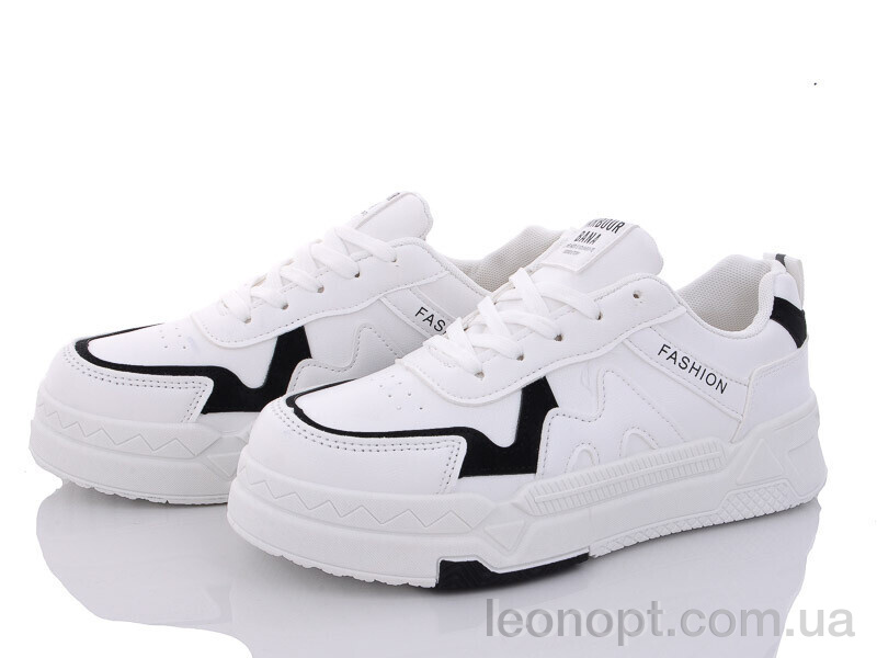 Кросівки Violeta 45-97 white-black