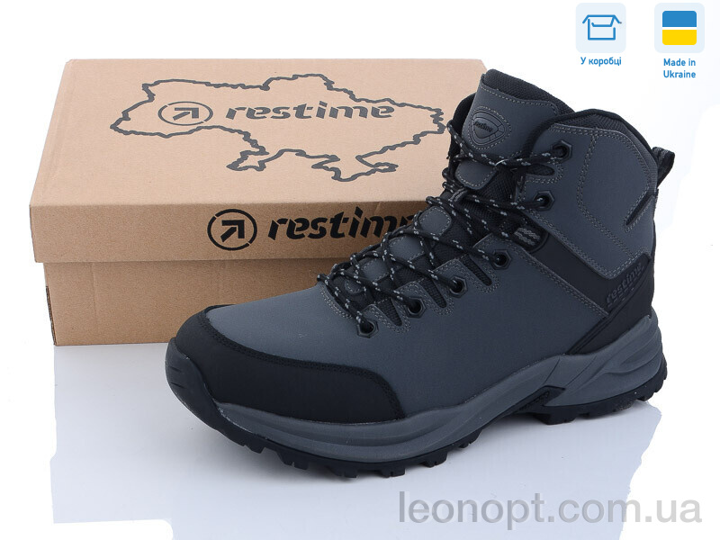 Черевики Restime PMZ23136 grey