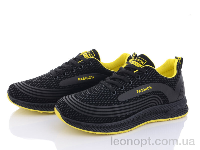 Кросівки Violeta 197-144 black-yellow