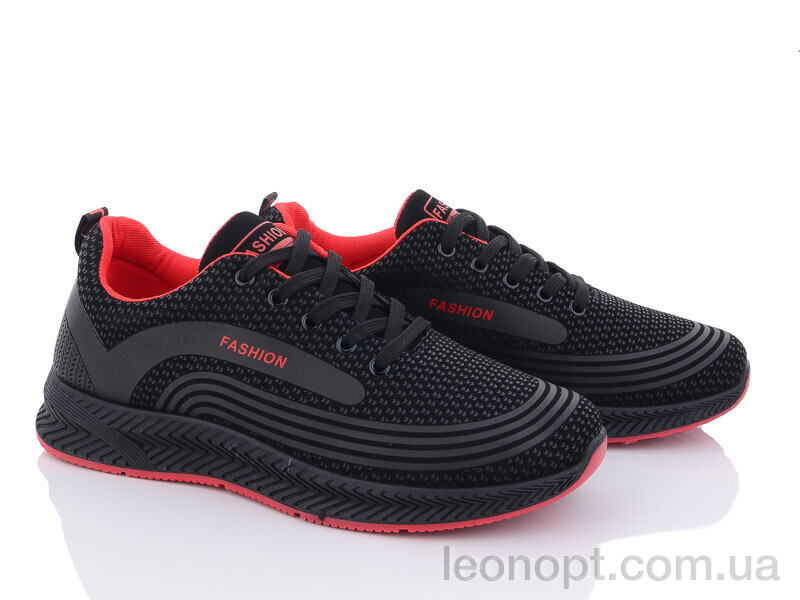 Кросівки Violeta 197-144 black-red
