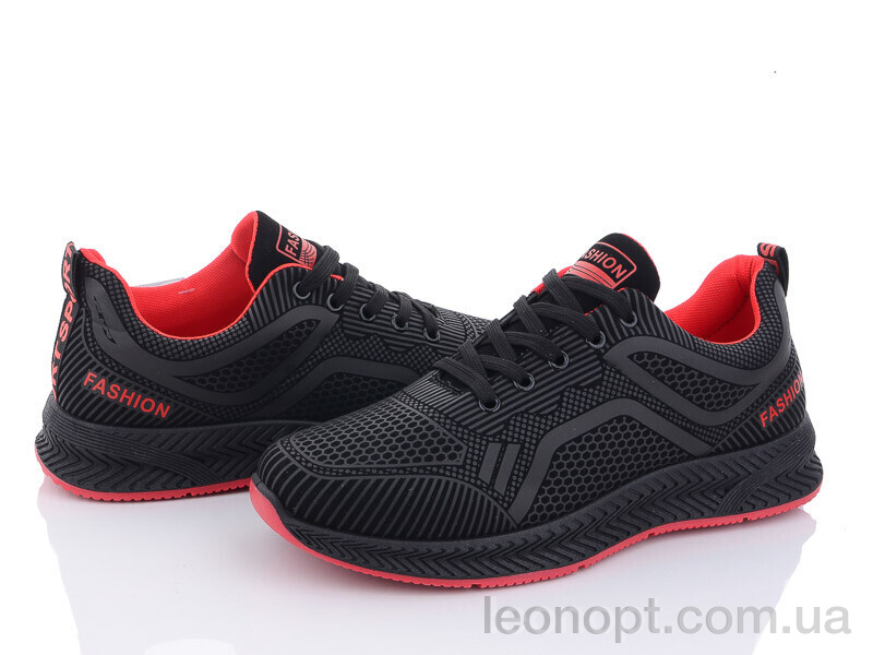 Кросівки Violeta 197-142 black-red