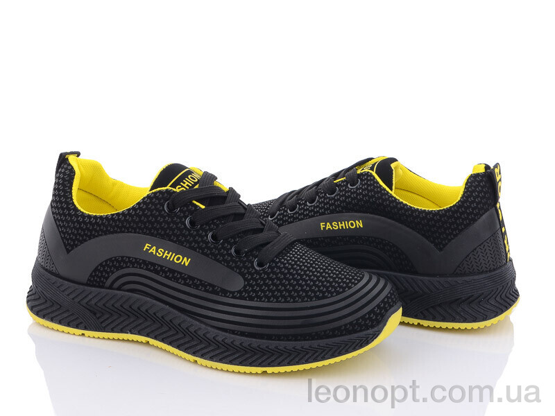 Кросівки Violeta 197-141 black-yellow