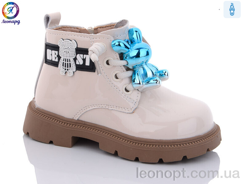 Ботинки Леопард F8609 beige