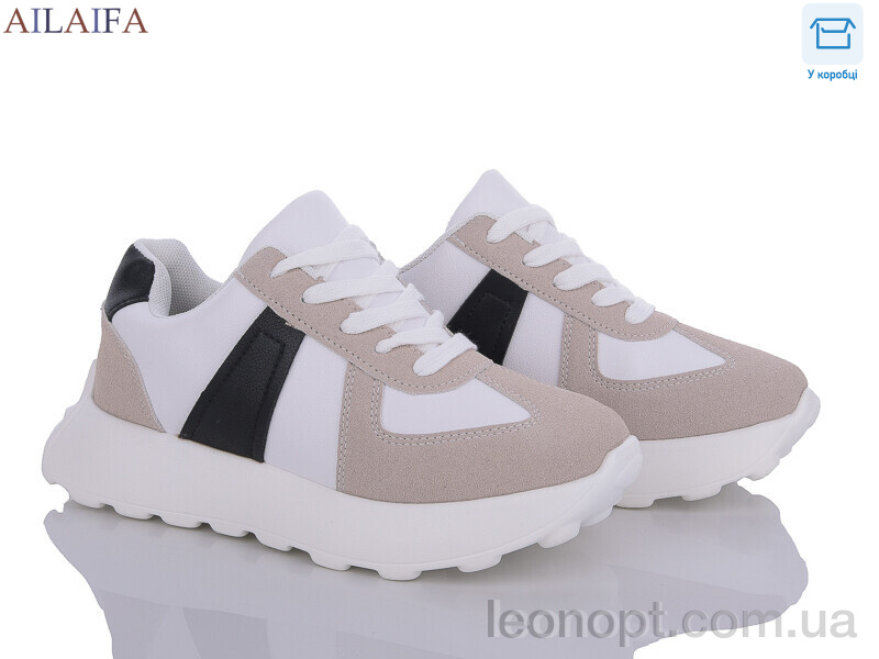 Кроссовки Ailaifa 2395-2 white-black