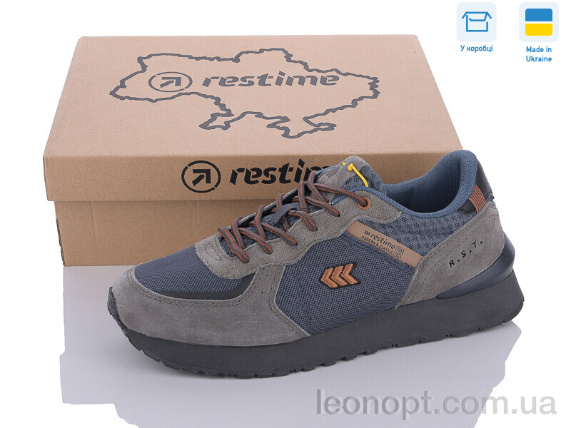 Кросівки Restime EMB24029 navy-grey