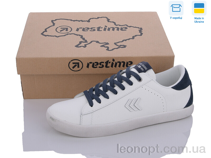 Кросівки Restime JMB24037 white-navy