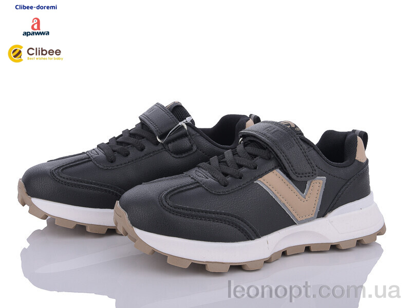 Кросівки Clibee-Doremi EC276 black-khaki