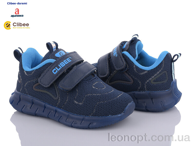 Кроссовки Clibee-Doremi TF6 d.blue-l.blue