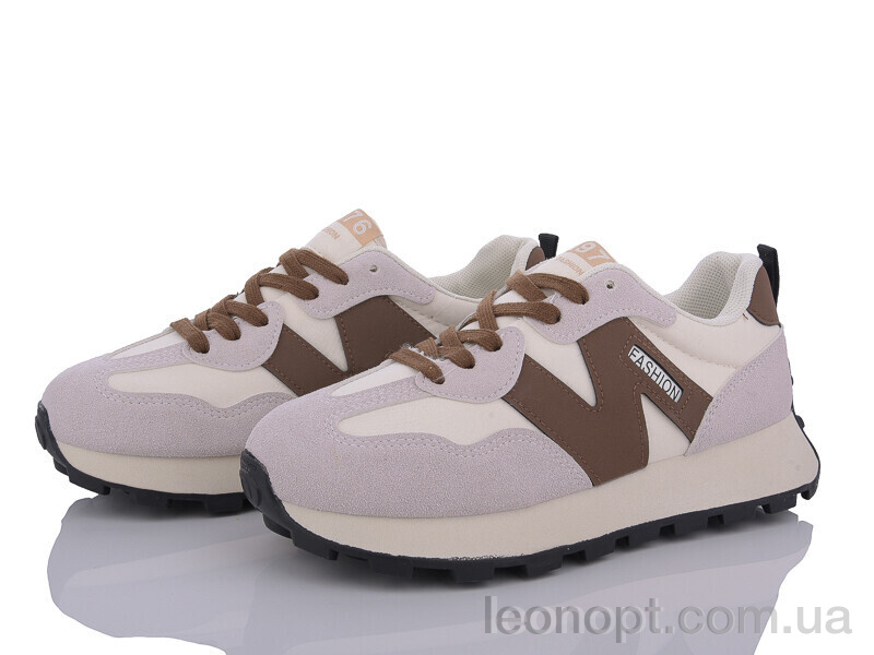 Кросівки Violeta 170-19 beige-brown