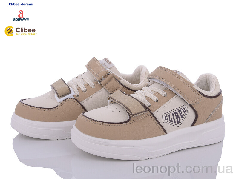Кросівки Clibee-Doremi LC807 khaki-white