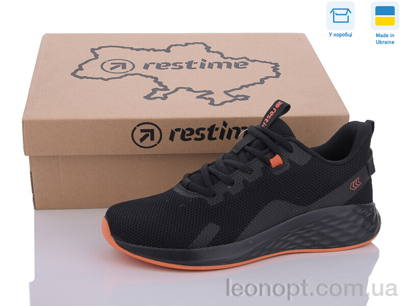 Кросівки Restime EWL24099 black-orange