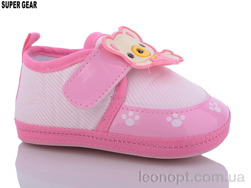 Пинетки Super Gear A6696-1 pink