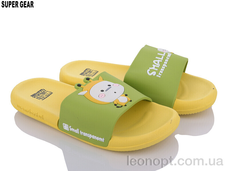 Шлепки Super Gear A831-1 yellow