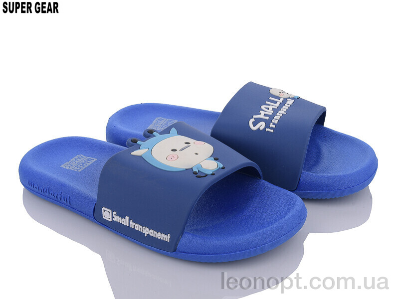 Шлепки Super Gear A831-1 blue