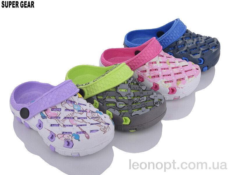 Кроксы Super Gear A6303 mix