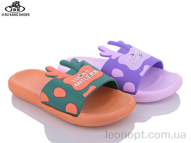 Шльопанці Jibukang 759 lilac-orange mix