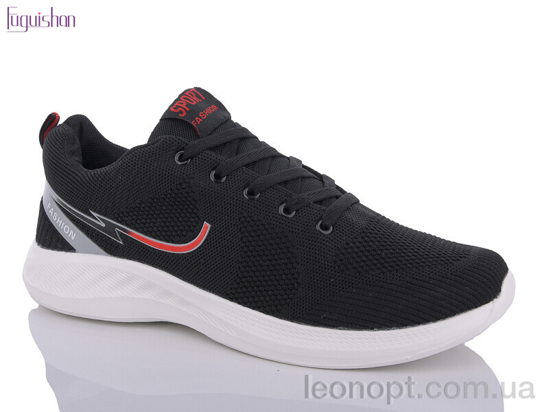 Кросівки Fuguishan A810 black-red