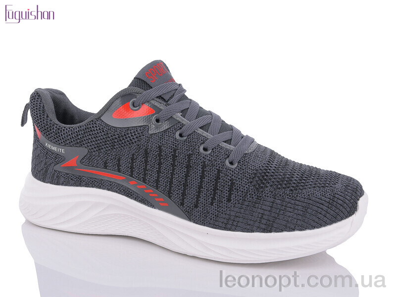 Кросівки Fuguishan A814 d.grey-red