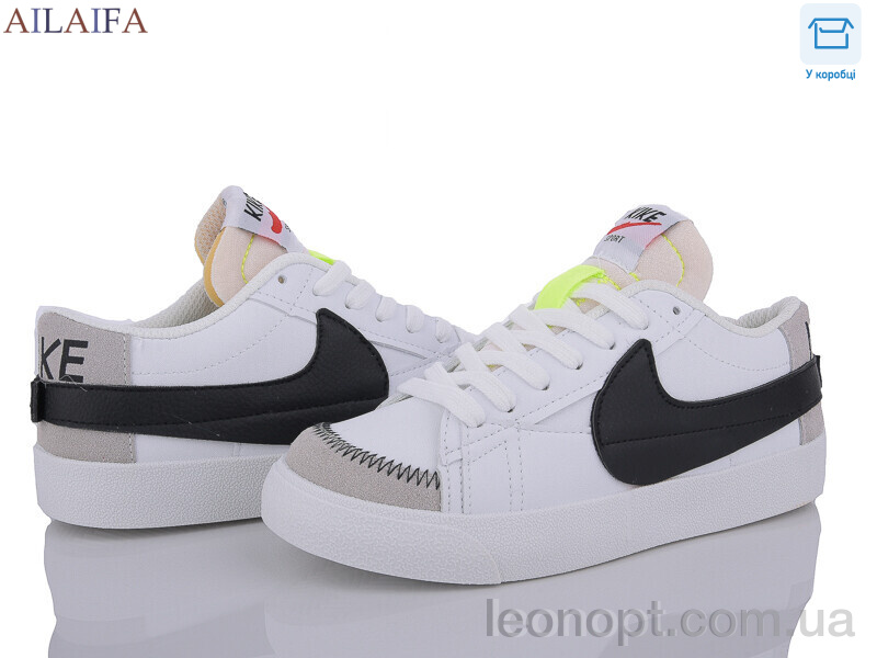 Кроссовки Ailaifa K011 white-black
